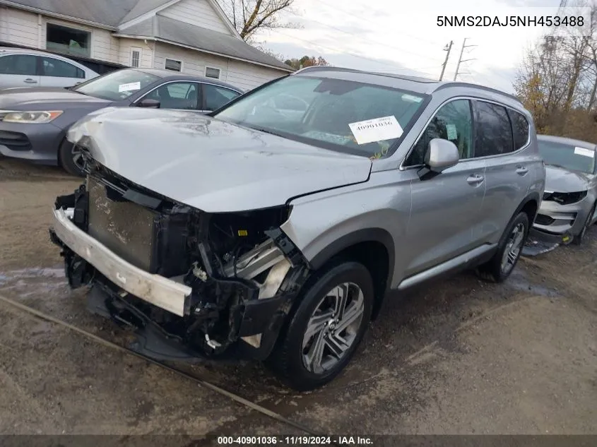 2022 Hyundai Santa Fe Sel VIN: 5NMS2DAJ5NH453488 Lot: 40901036