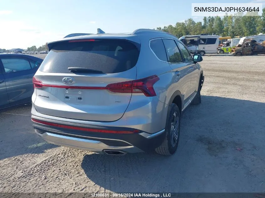 5NMS3DAJ0PH634644 2023 Hyundai Santa Fe Sel Premium