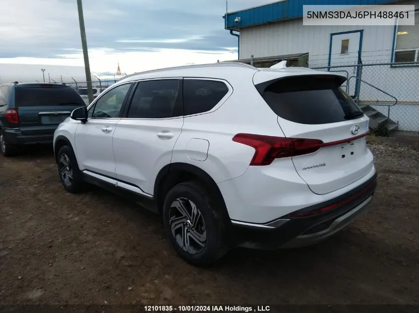 2023 Hyundai Santa Fe Sel Premium VIN: 5NMS3DAJ6PH488461 Lot: 12101835