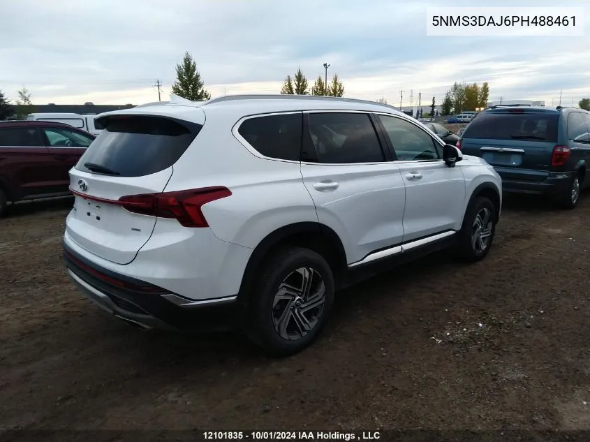 2023 Hyundai Santa Fe Sel Premium VIN: 5NMS3DAJ6PH488461 Lot: 12101835