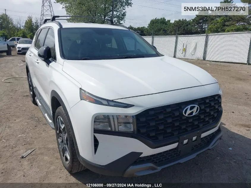 2023 Hyundai Santa Fe VIN: 5NMS3DAL7PH527270 Lot: 12106000