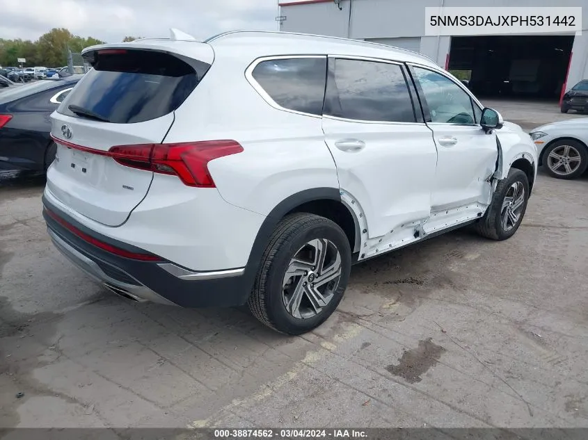 5NMS3DAJXPH531442 2023 Hyundai Santa Fe Sel