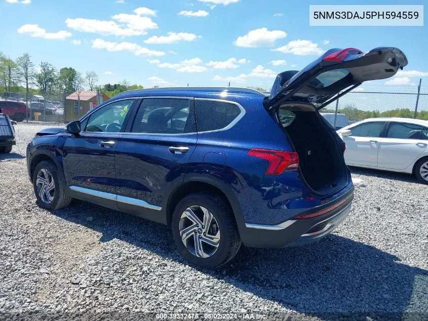 2023 Hyundai Santa Fe Sel VIN: 5NMS3DAJ5PH594559 Lot: 39332475