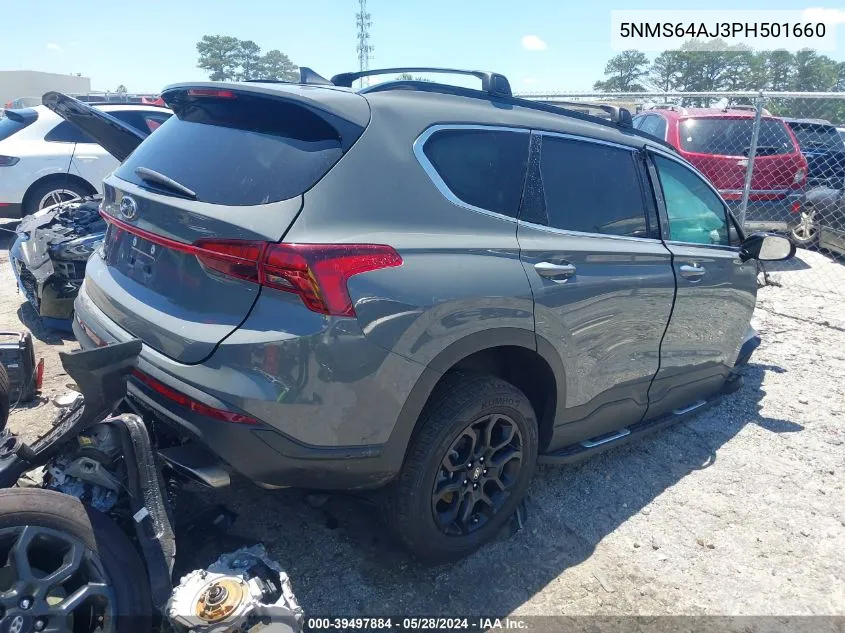 2023 Hyundai Santa Fe Xrt VIN: 5NMS64AJ3PH501660 Lot: 39497884