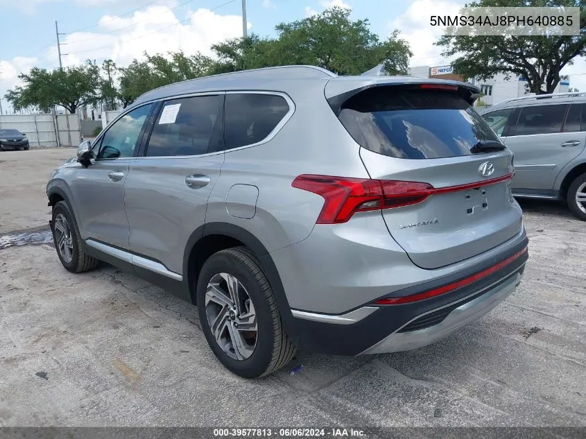 2023 Hyundai Santa Fe Sel VIN: 5NMS34AJ8PH640885 Lot: 39577813