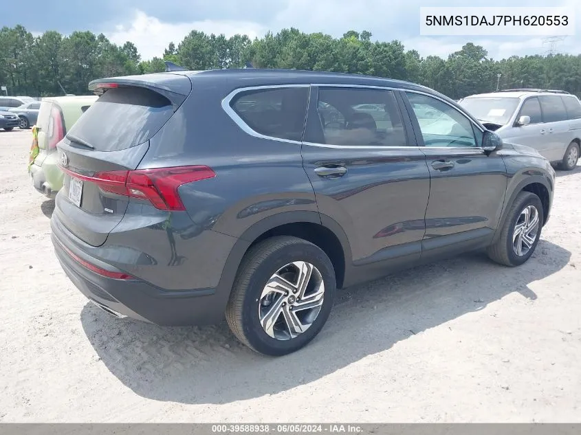 2023 Hyundai Santa Fe Se VIN: 5NMS1DAJ7PH620553 Lot: 39588938