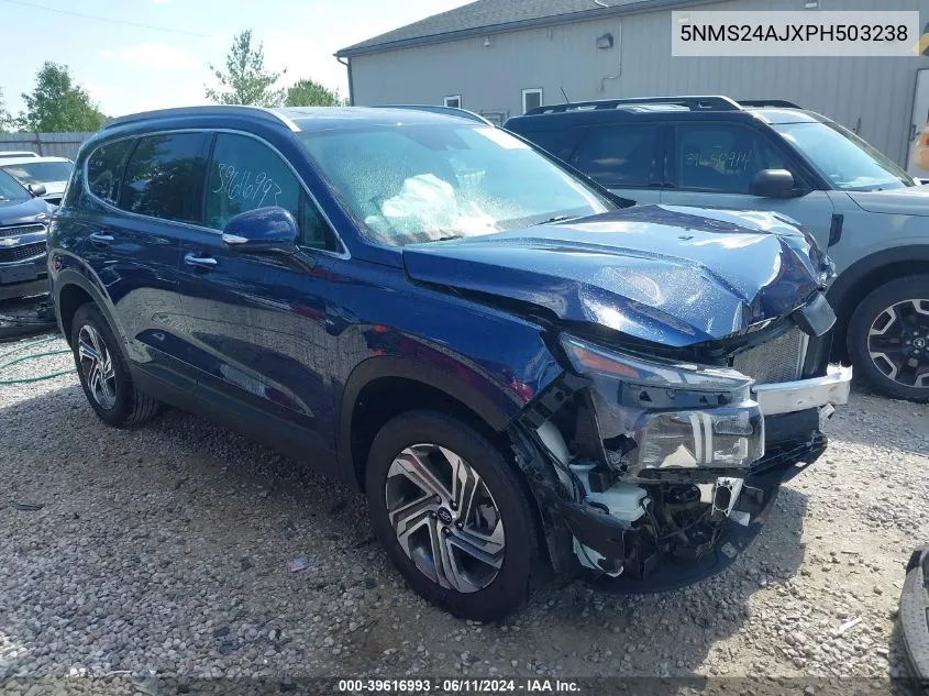 2023 Hyundai Santa Fe Sel VIN: 5NMS24AJXPH503238 Lot: 39616993