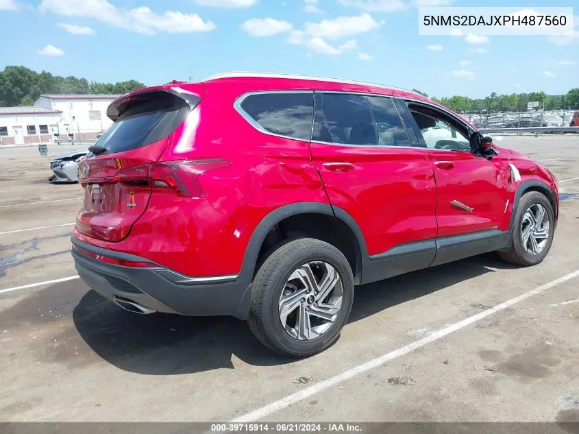 2023 Hyundai Santa Fe Sel VIN: 5NMS2DAJXPH487560 Lot: 39715914