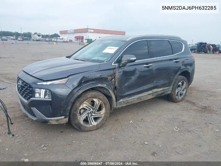 2023 Hyundai Santa Fe Sel VIN: 5NMS2DAJ6PH632285 Lot: 39806047