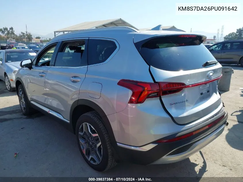 2023 Hyundai Santa Fe Plug-In Hybrid Limited VIN: KM8S7DA26PU091642 Lot: 39837384