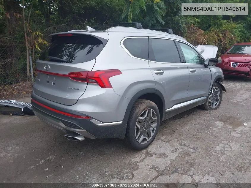 2023 Hyundai Santa Fe Limited VIN: 5NMS4DAL1PH640614 Lot: 39871363