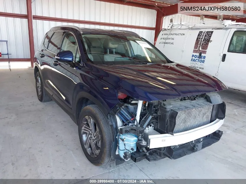 2023 Hyundai Santa Fe Sel VIN: 5NMS24AJXPH580580 Lot: 39998400