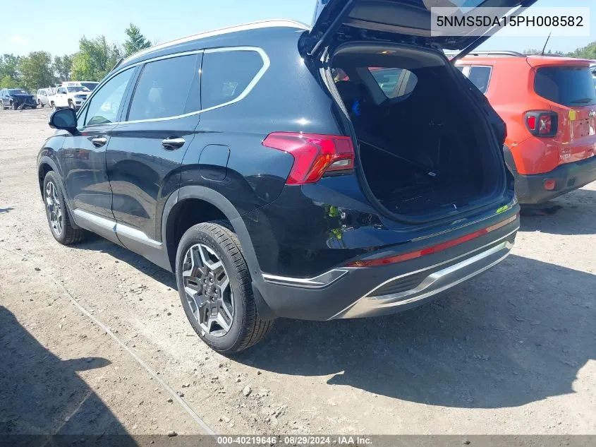 5NMS5DA15PH008582 2023 Hyundai Santa Fe Hybrid Limited