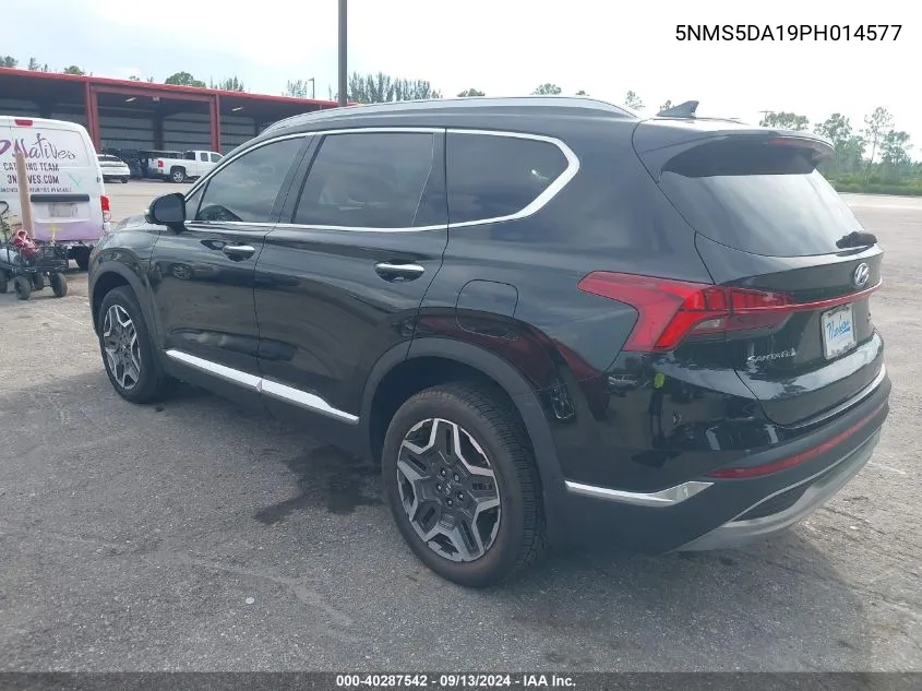 2023 Hyundai Santa Fe Hybrid Limited VIN: 5NMS5DA19PH014577 Lot: 40287542