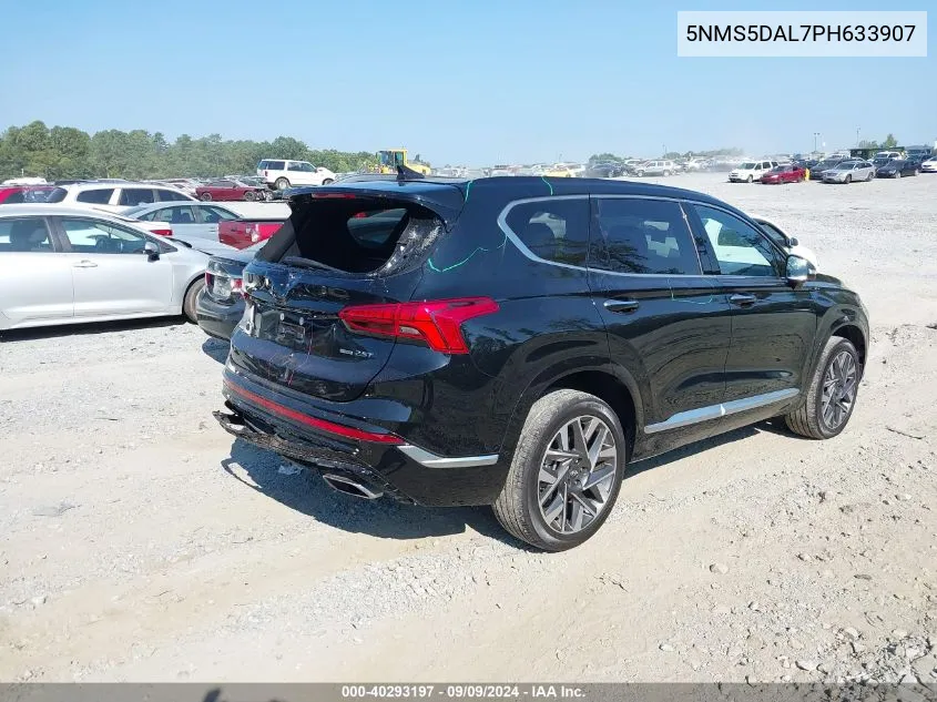 2023 Hyundai Santa Fe Calligraphy VIN: 5NMS5DAL7PH633907 Lot: 40293197