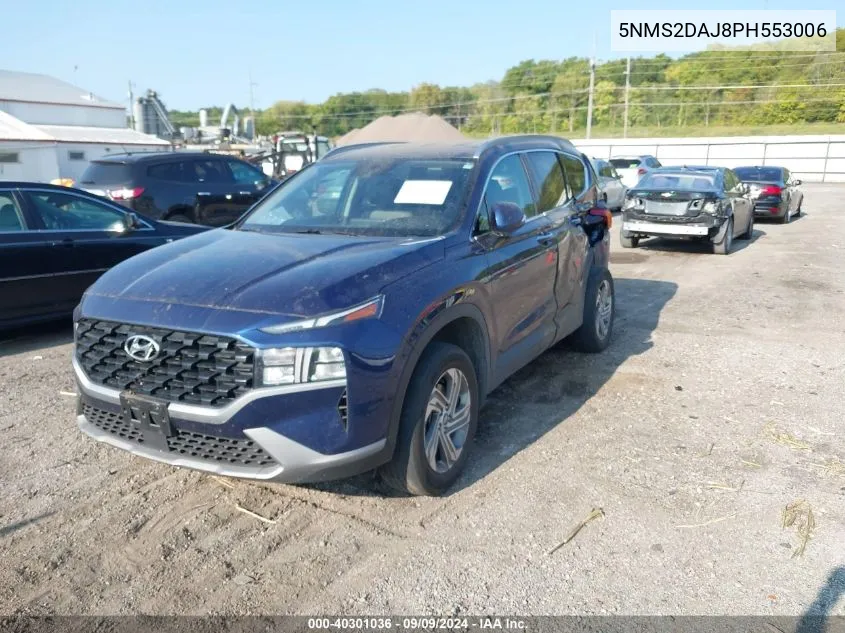 2023 Hyundai Santa Fe Sel VIN: 5NMS2DAJ8PH553006 Lot: 40301036