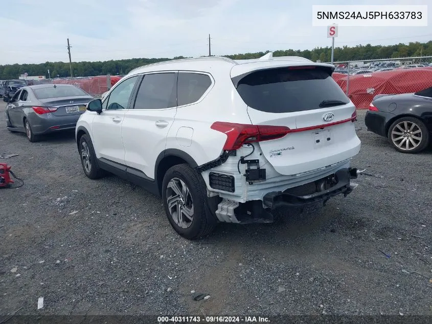 5NMS24AJ5PH633783 2023 Hyundai Santa Fe Sel