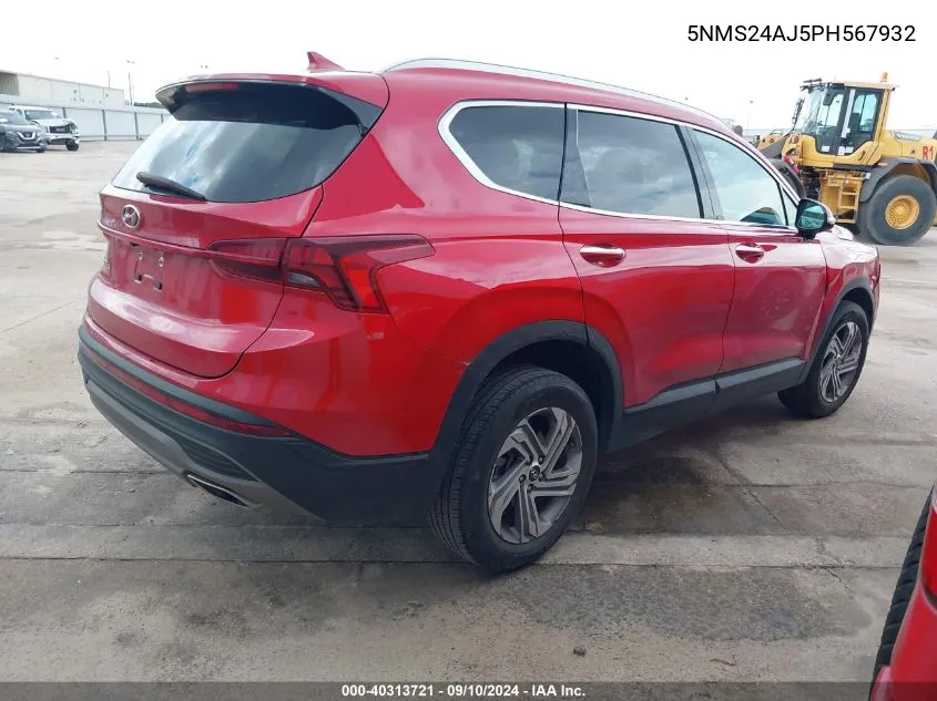 5NMS24AJ5PH567932 2023 Hyundai Santa Fe Sel