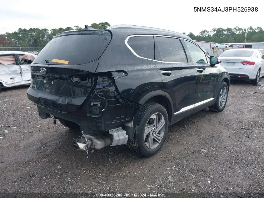 2023 Hyundai Santa Fe Sel VIN: 5NMS34AJ3PH526938 Lot: 40325205