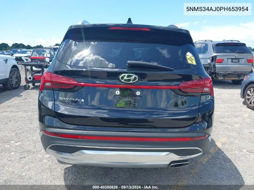 2023 Hyundai Santa Fe Sel VIN: 5NMS34AJ0PH653954 Lot: 40350826