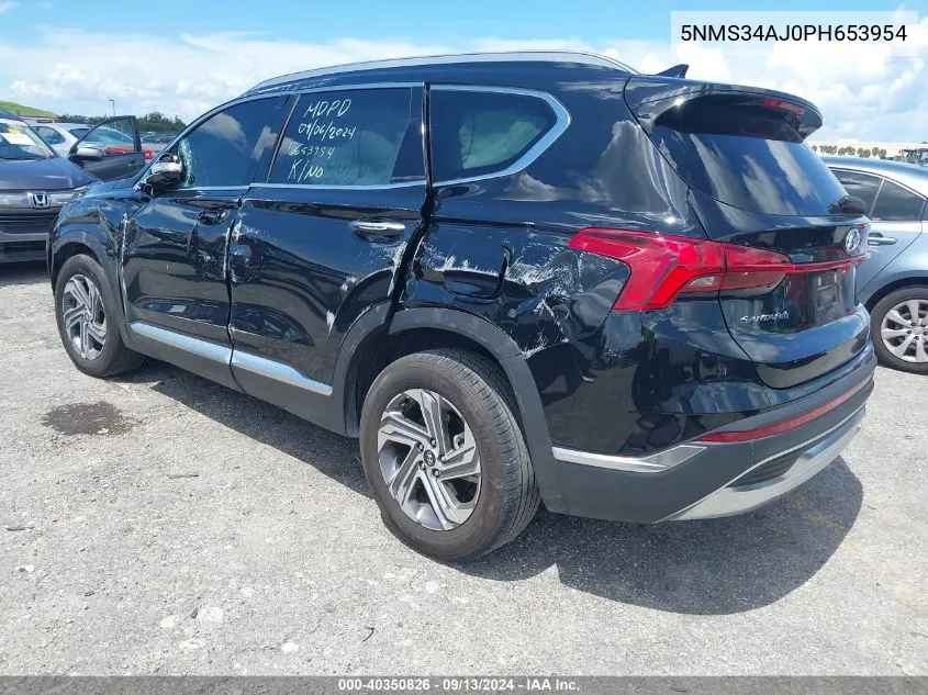 5NMS34AJ0PH653954 2023 Hyundai Santa Fe Sel