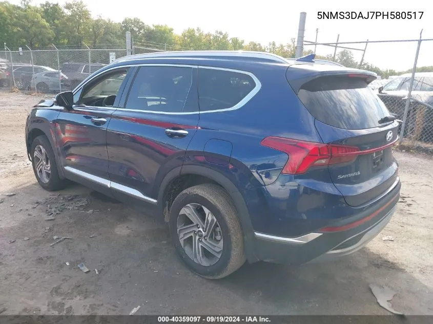 5NMS3DAJ7PH580517 2023 Hyundai Santa Fe Sel