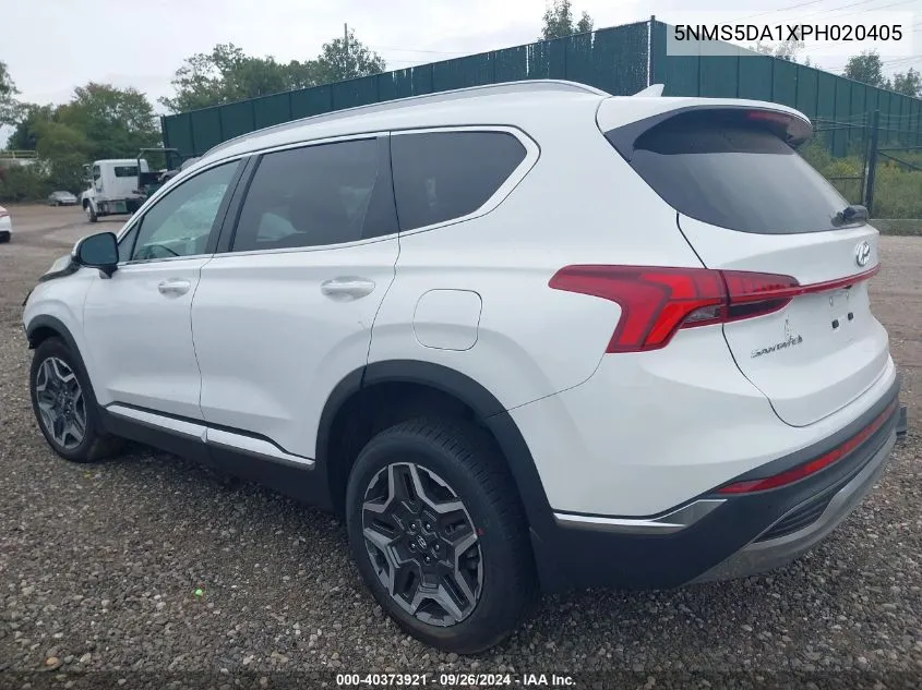 2023 Hyundai Santa Fe VIN: 5NMS5DA1XPH020405 Lot: 40373921