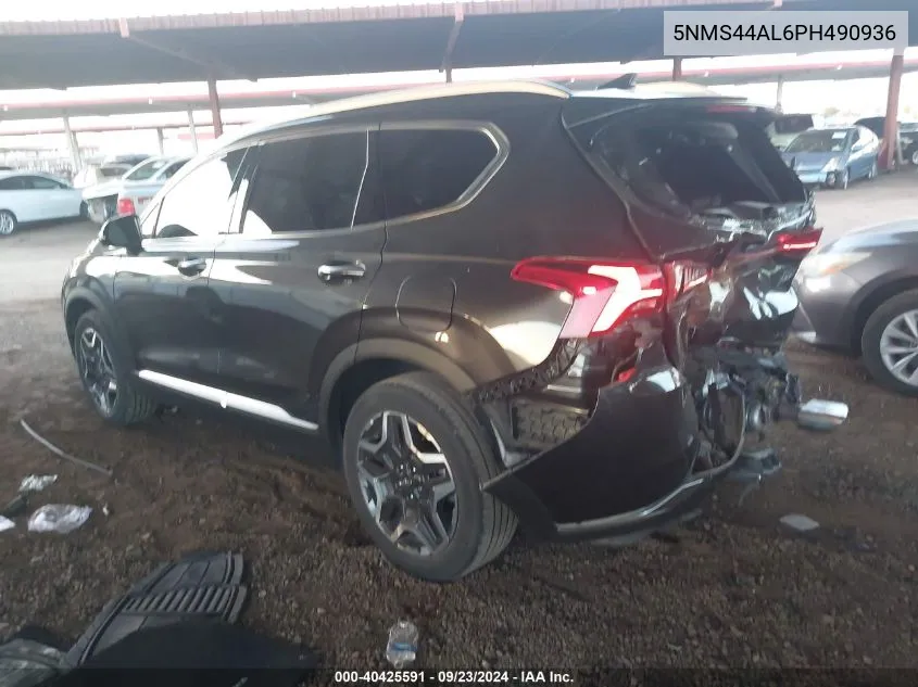 2023 Hyundai Santa Fe Limited VIN: 5NMS44AL6PH490936 Lot: 40425591