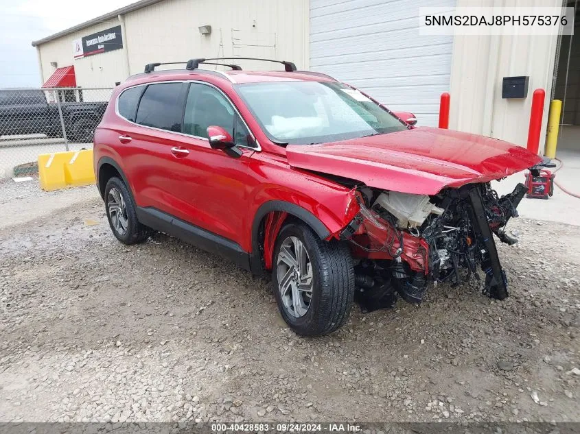 2023 Hyundai Santa Fe Sel VIN: 5NMS2DAJ8PH575376 Lot: 40428583