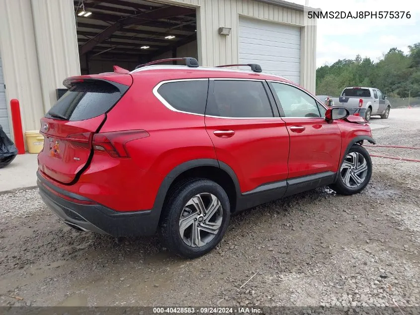 2023 Hyundai Santa Fe Sel VIN: 5NMS2DAJ8PH575376 Lot: 40428583