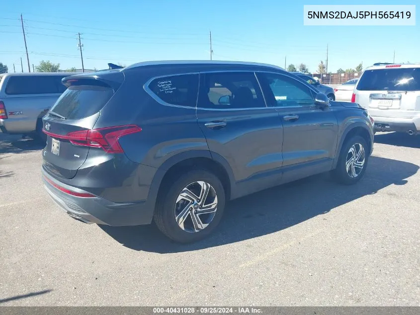 2023 Hyundai Santa Fe Sel VIN: 5NMS2DAJ5PH565419 Lot: 40431028