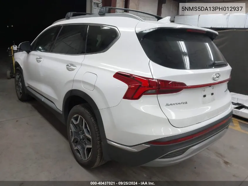 5NMS5DA13PH012937 2023 Hyundai Santa Fe Hybrid Limited