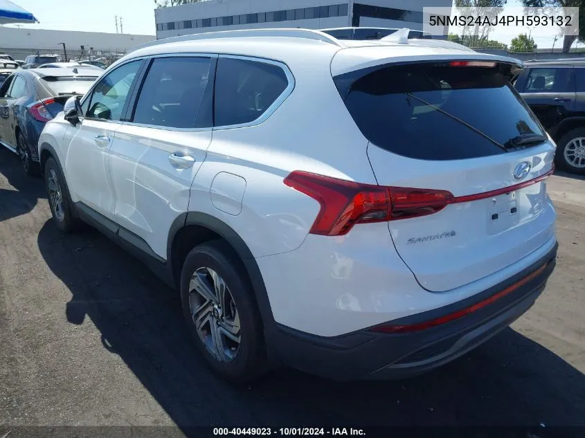 2023 Hyundai Santa Fe Sel VIN: 5NMS24AJ4PH593132 Lot: 40449023