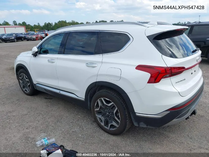 2023 Hyundai Santa Fe Limited VIN: 5NMS44ALXPH547428 Lot: 40453236