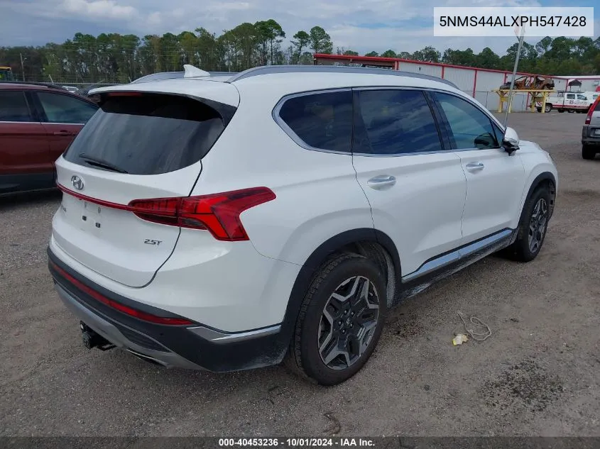 2023 Hyundai Santa Fe Limited VIN: 5NMS44ALXPH547428 Lot: 40453236