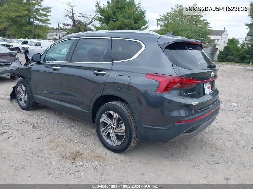 2023 Hyundai Santa Fe Sel VIN: 5NMS2DAJ5PH623836 Lot: 40481083