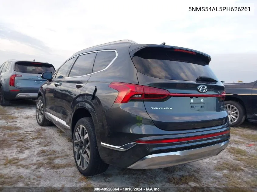 2023 Hyundai Santa Fe Calligraphy VIN: 5NMS54AL5PH626261 Lot: 40526864