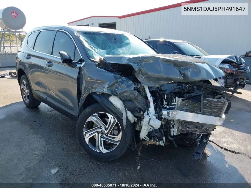 2023 Hyundai Santa Fe Se VIN: 5NMS1DAJ5PH491647 Lot: 40535071