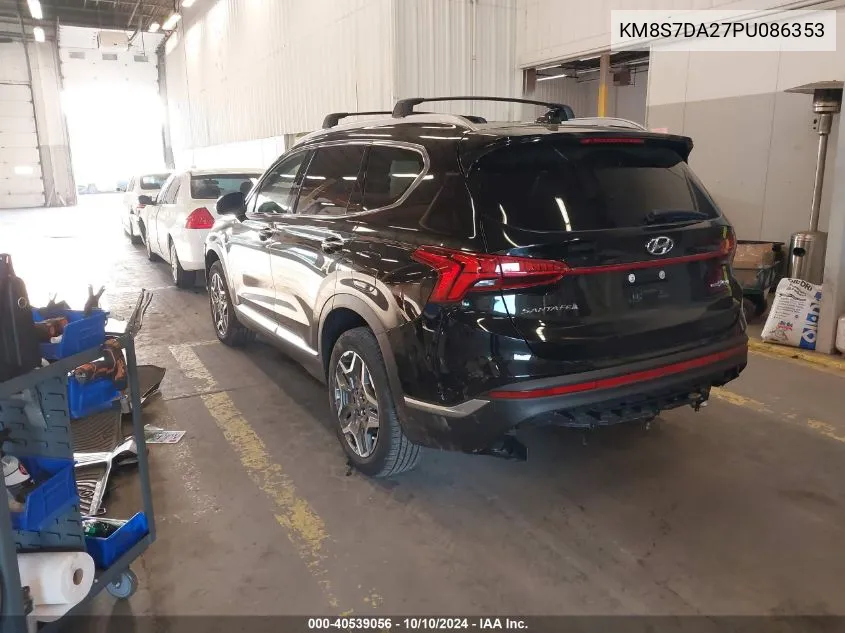 2023 Hyundai Santa Fe Plug-In Hybrid Limited VIN: KM8S7DA27PU086353 Lot: 40539056