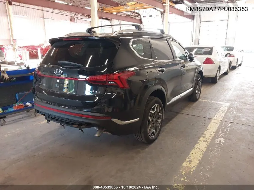 2023 Hyundai Santa Fe Plug-In Hybrid Limited VIN: KM8S7DA27PU086353 Lot: 40539056