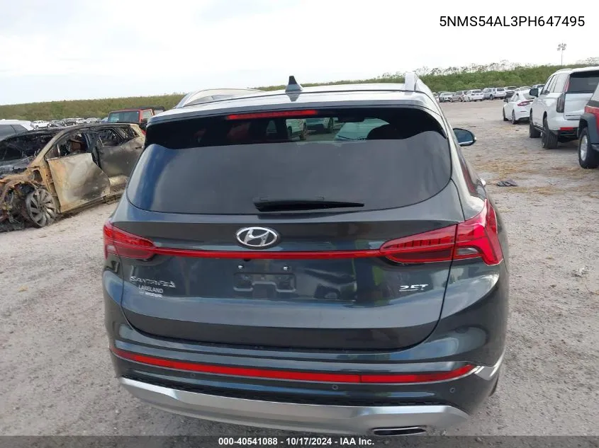 2023 Hyundai Santa Fe Calligraphy VIN: 5NMS54AL3PH647495 Lot: 40541088