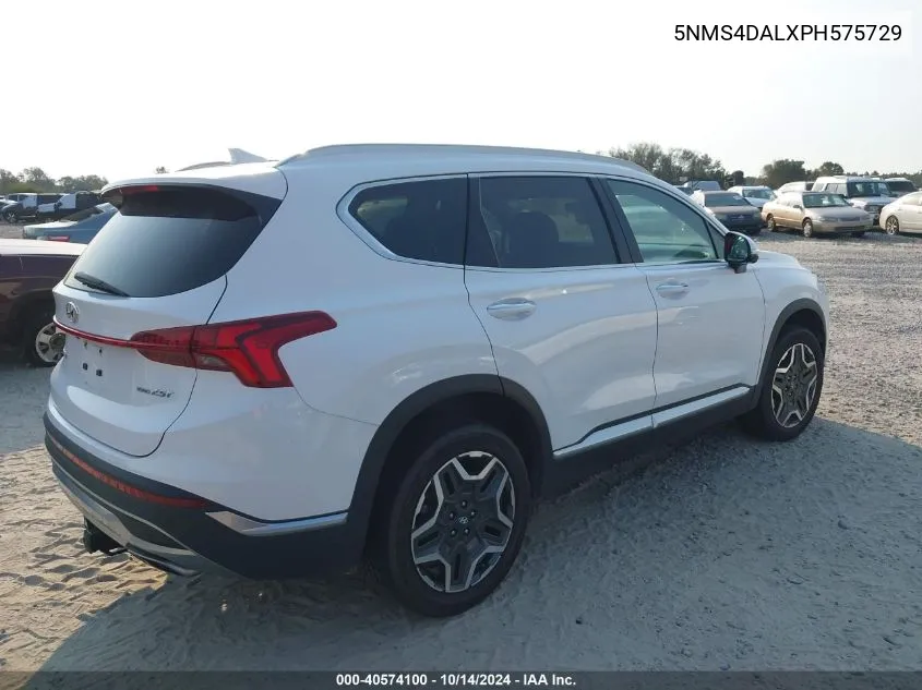 2023 Hyundai Santa Fe Limited VIN: 5NMS4DALXPH575729 Lot: 40574100