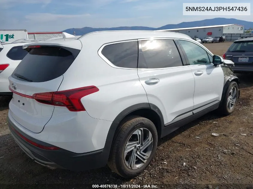 2023 Hyundai Santa Fe Sel VIN: 5NMS24AJ3PH547436 Lot: 40576138