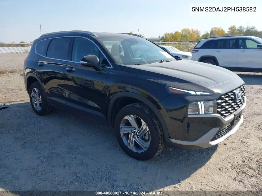 2023 Hyundai Santa Fe Sel VIN: 5NMS2DAJ2PH538582 Lot: 40580027