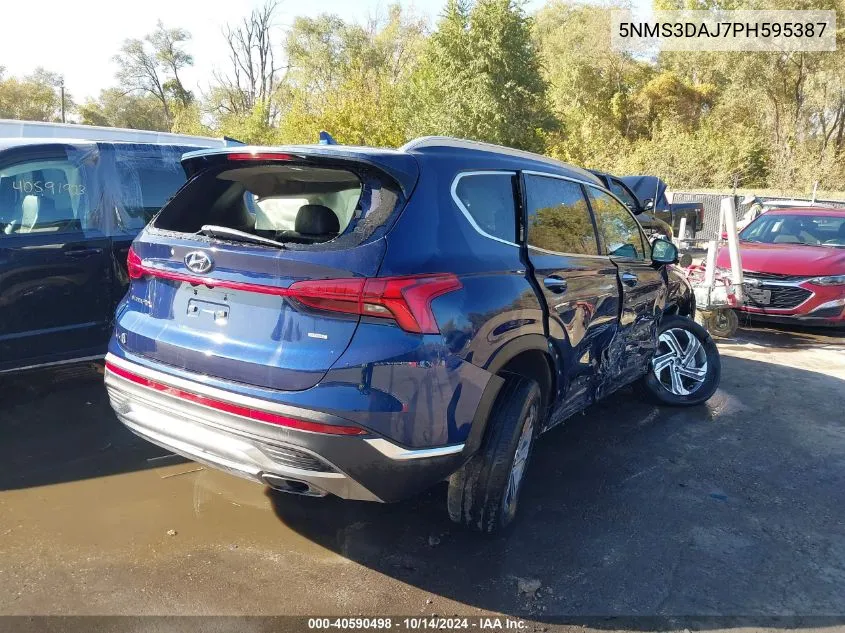 2023 Hyundai Santa Fe Sel VIN: 5NMS3DAJ7PH595387 Lot: 40590498