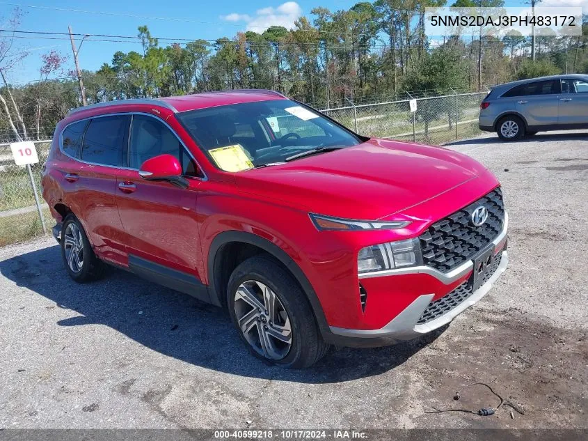 2023 Hyundai Santa Fe Sel VIN: 5NMS2DAJ3PH483172 Lot: 40599218