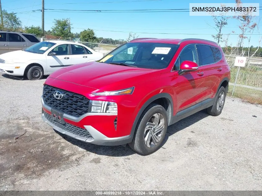 2023 Hyundai Santa Fe Sel VIN: 5NMS2DAJ3PH483172 Lot: 40599218