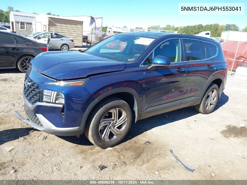 2023 Hyundai Santa Fe Se VIN: 5NMS1DAJ6PH553041 Lot: 40606258