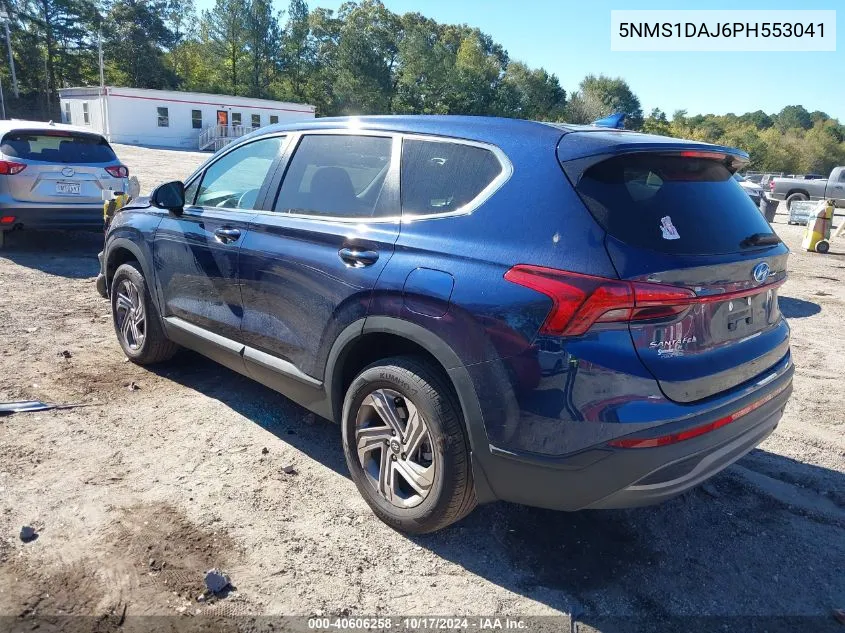 2023 Hyundai Santa Fe Se VIN: 5NMS1DAJ6PH553041 Lot: 40606258