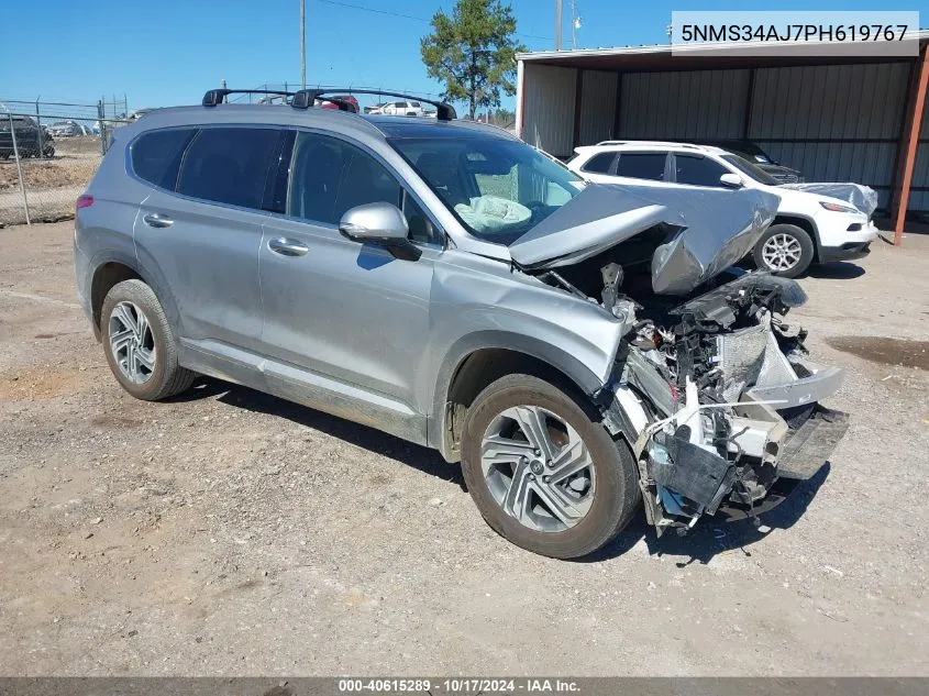 2023 Hyundai Santa Fe Sel VIN: 5NMS34AJ7PH619767 Lot: 40615289